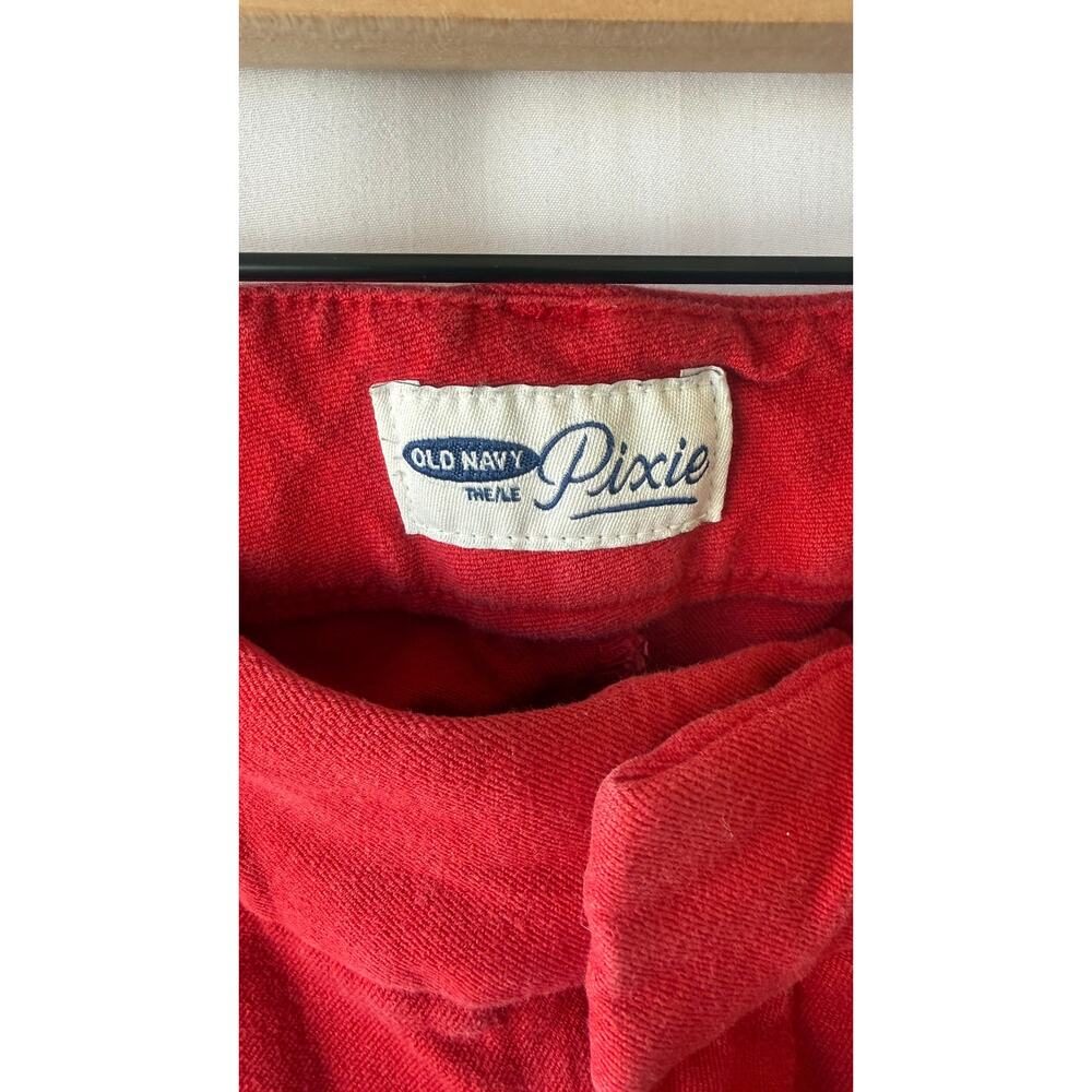 Old Navy Pixie Red Pant- Size 2 - Picture 2 of 4